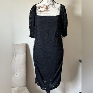 NWT Express Black Lace Dress XL